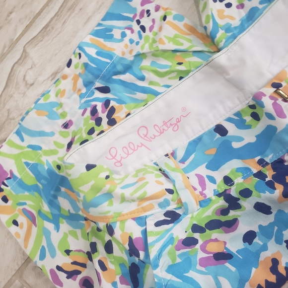 Lilly Pulitzer Sea Soirée Chipper shorts Size 2  Sea blue - Picture 11 of 13